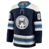 Columbus Blue Jackets tröja Customized Fanatics Premium 2024-25 Navy Tredje - NHL Tröjor Herr